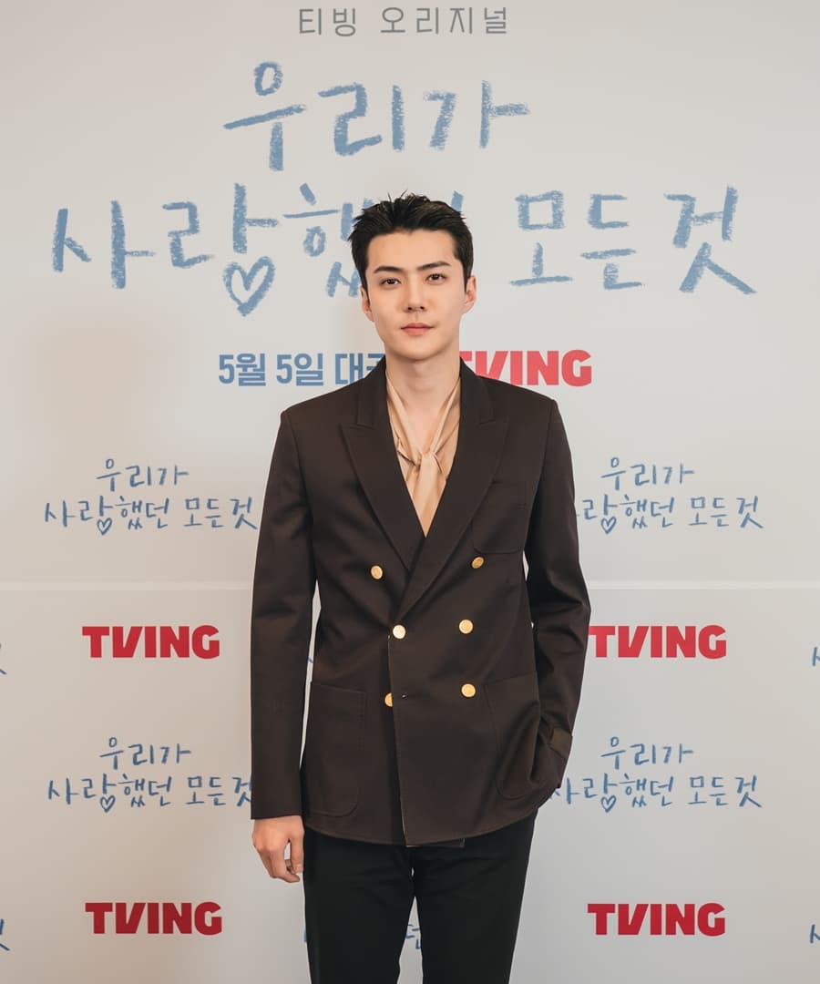 Sehun Talks About the Joy of Working on His New Teen Romance Drama &#8216;All That We Loved&#8217;