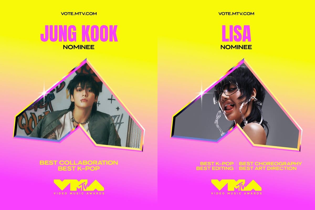 BLACKPINK&#8217;s Lisa and BTS&#8217;s Jungkook Nominated for Multiple Categories at the 2024 MTV VMAs