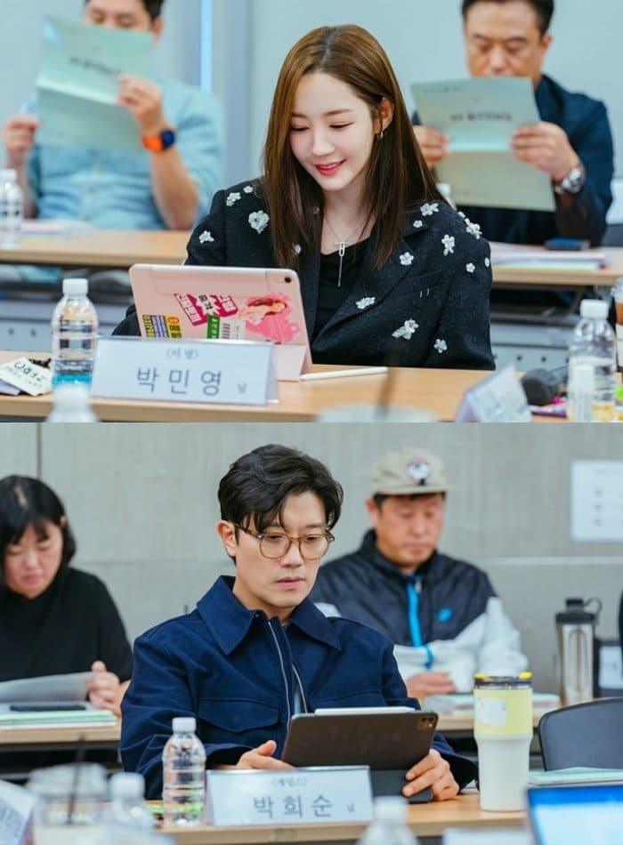 Park Min Young, Park Hee Soon and Joo Jong Hyuk Meet for the First &#8216;Confidence Queen&#8217; Table Read