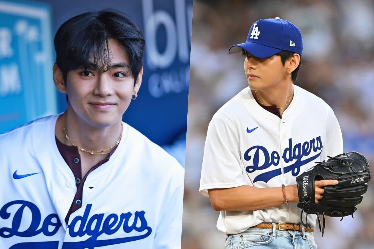 BTS&#8217; V Throws Out Dodgers First Pitch to Roaring Cheers