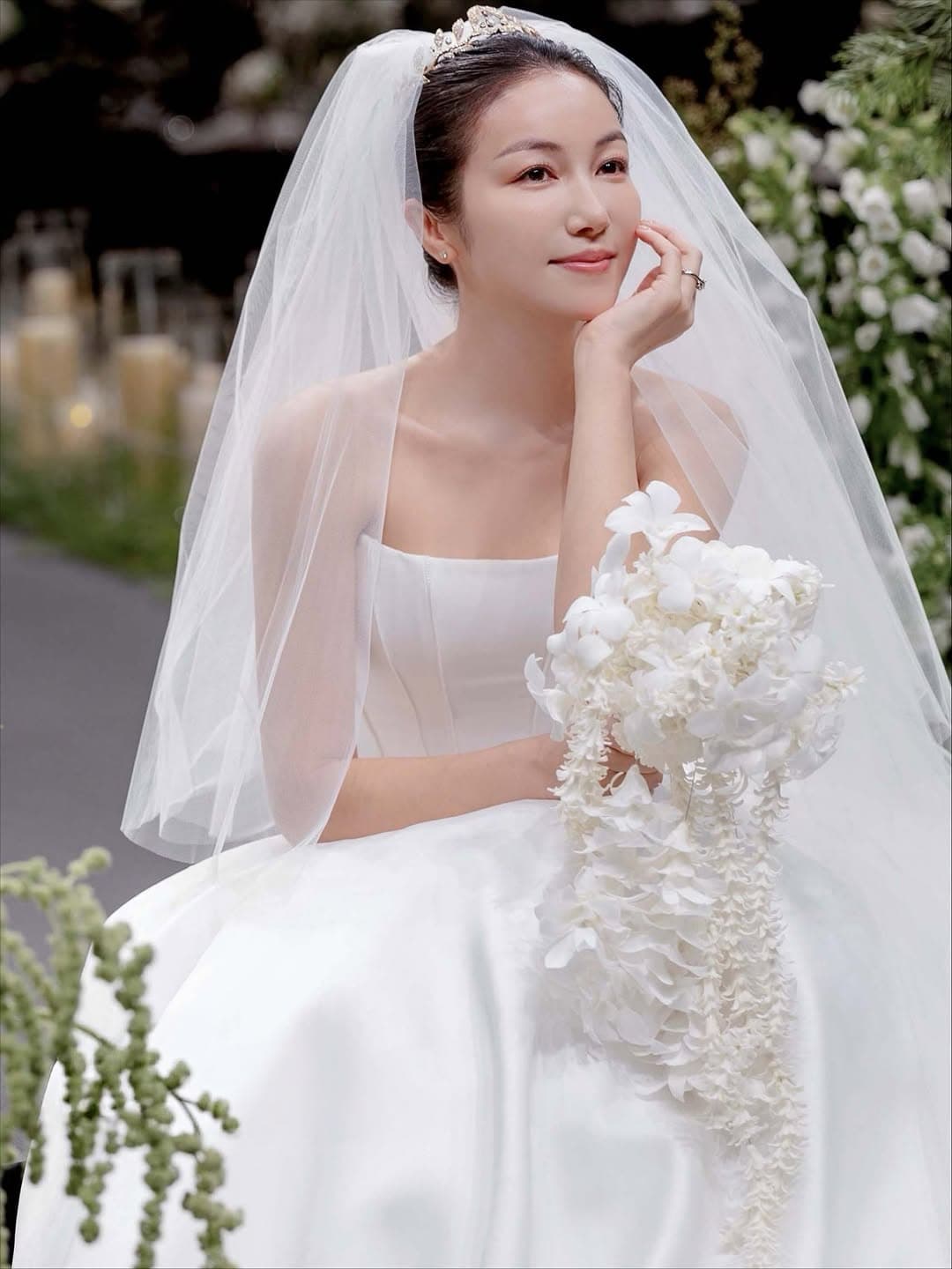 Kim Ok Vin Shares Stunning Wedding Photos and Heartfelt Message