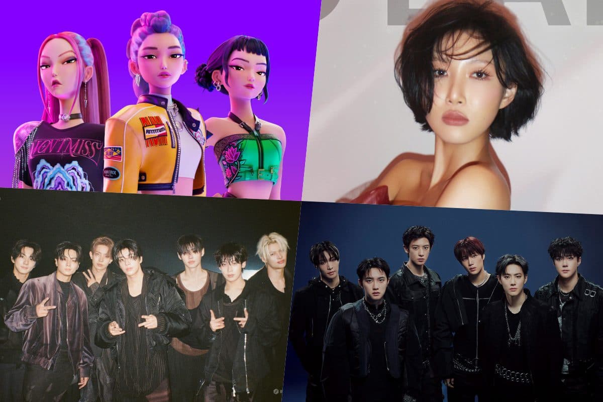 Circle Chart Week 6 and January: HUNTR/X Holds No. 1, Hwasa Sweeps 4 Charts, ENHYPEN and EXO Shine