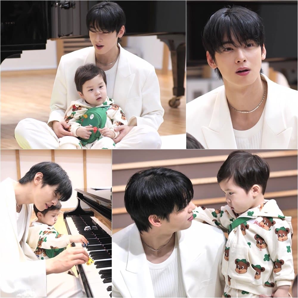 Cha Eun Woo Sings Sweet Serenade for Baby Eun Woo in &#8216;The Return of Superman&#8217;