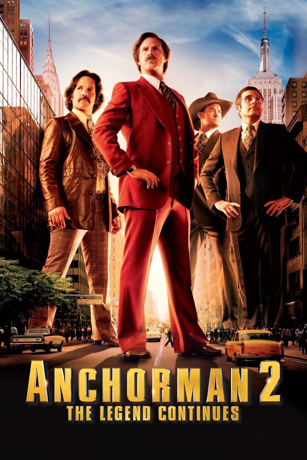 Anchorman 2: The Legend Continues Movie Poster