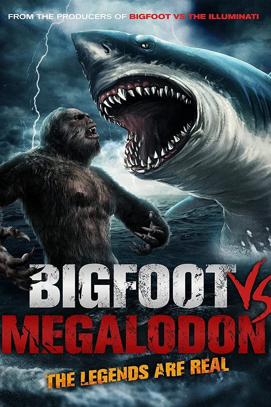 Bigfoot vs Megalodon Movie Poster