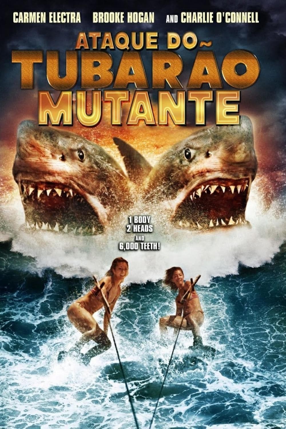 2-Headed Shark Attack Movie Poster