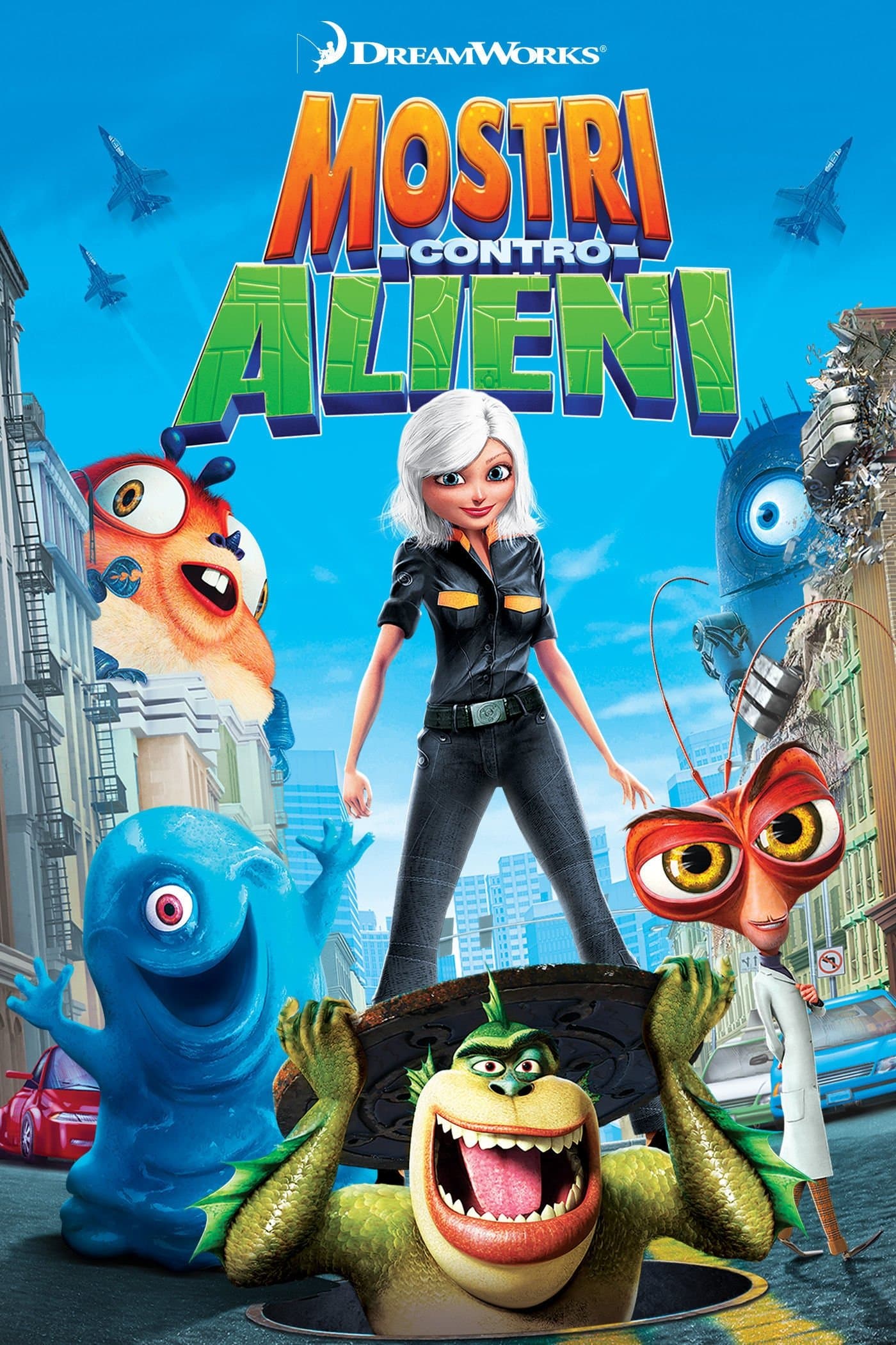 Monsters vs Aliens Movie Poster