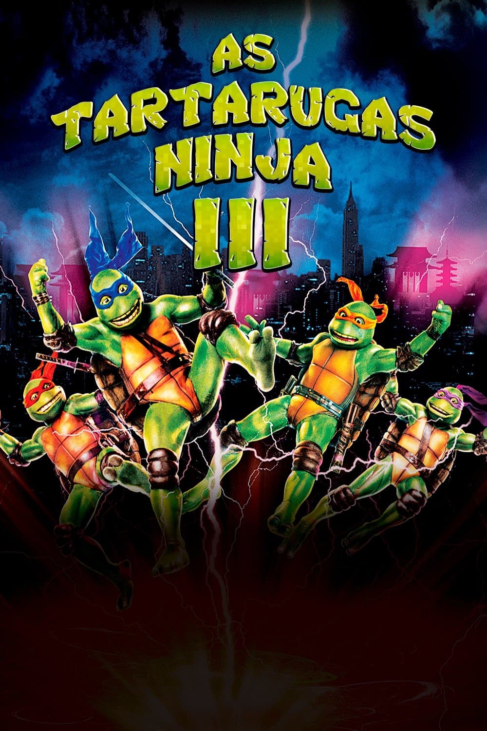 Teenage Mutant Ninja Turtles III Movie Poster