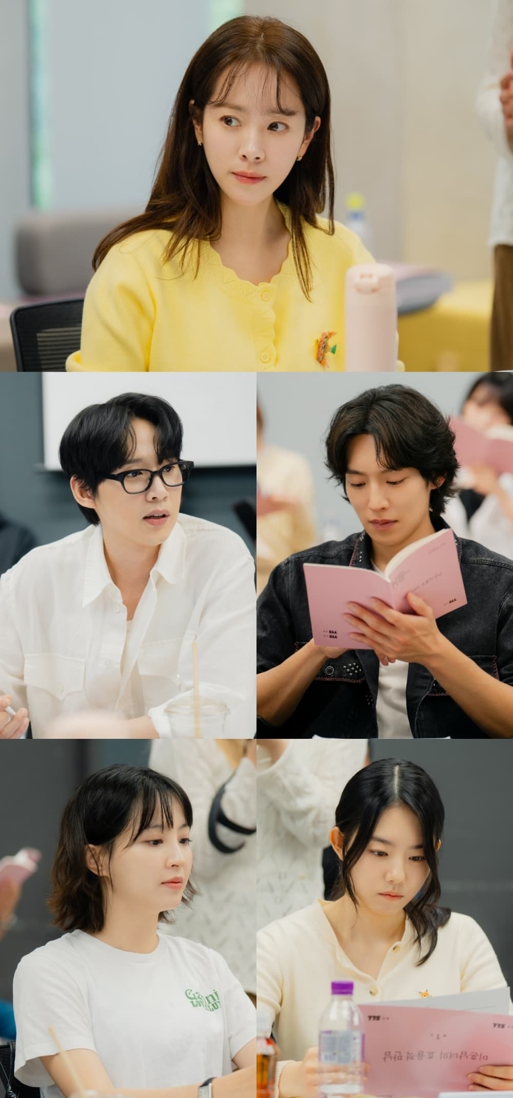 Han Ji Min and Park Sung Hoon Show Off Chemistry at Table Read for ‘The Practical Guide to Love’