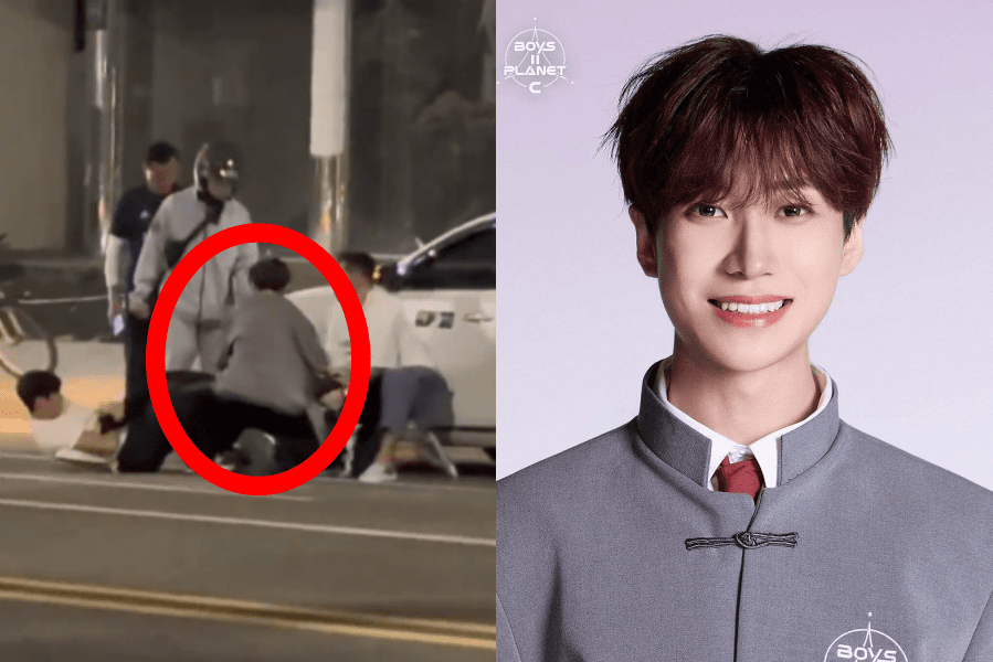 &#8216;Boys II Planet&#8217; Trainee Praised for Stopping Street Assault, Denies Using Violence Mentioned in TV Report
