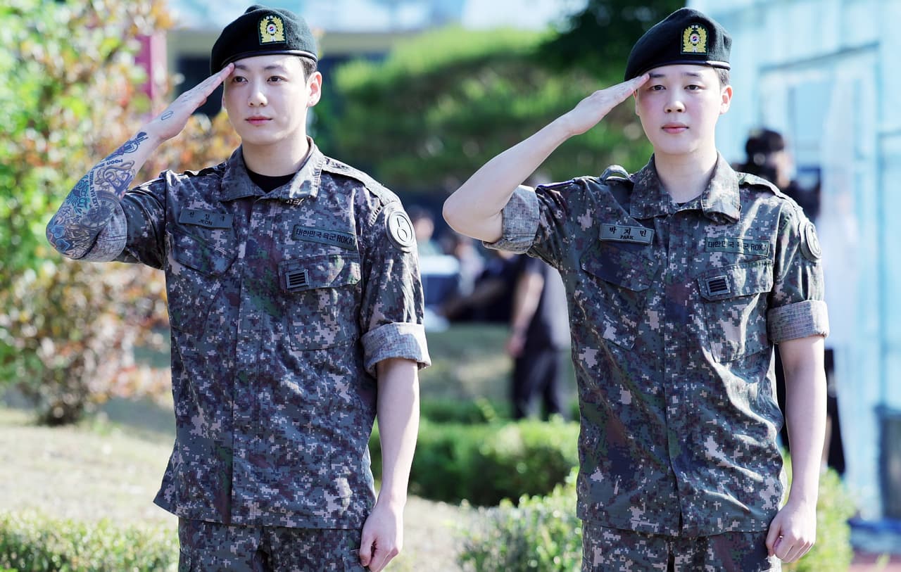BTS&#8217;s Jimin and Jungkook Officially Discharged From Military