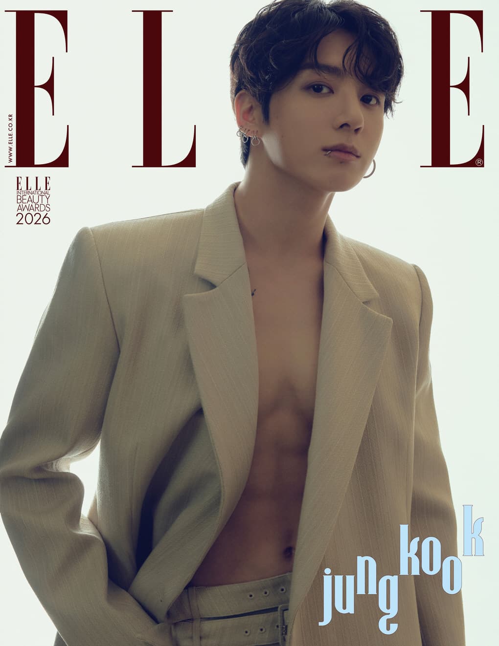 Jungkook Covers Elle Korea January 2026, Reflects on Music as Life Itself