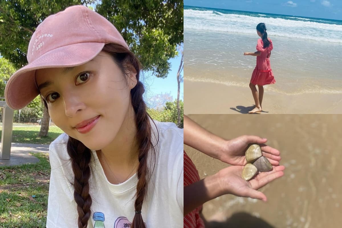 Han Hye Jin Shines in Beachside Snaps, Reveals Adorable Glimpse of Her Daughter